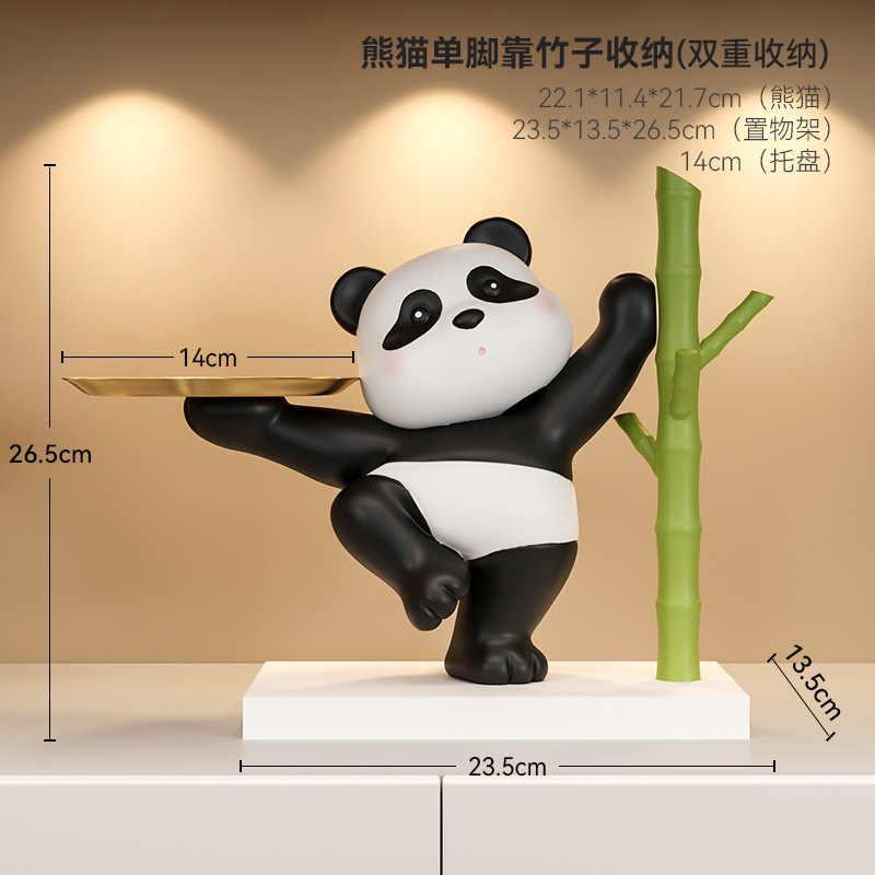パンダの鍵を収納して玄関に飾って家の装飾品を家に入れます。|undefined