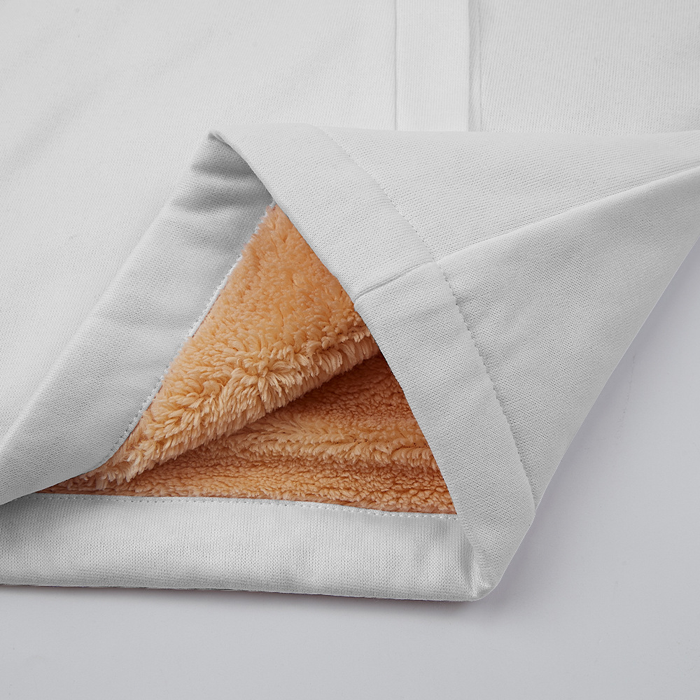 Neue britische Baumwolljacke mit plüschiger, bequemer, trendiger, lässiger Reißverschlusstasche und 3D-bedrucktem Kapuzenoutfit für Männer_voghion.com