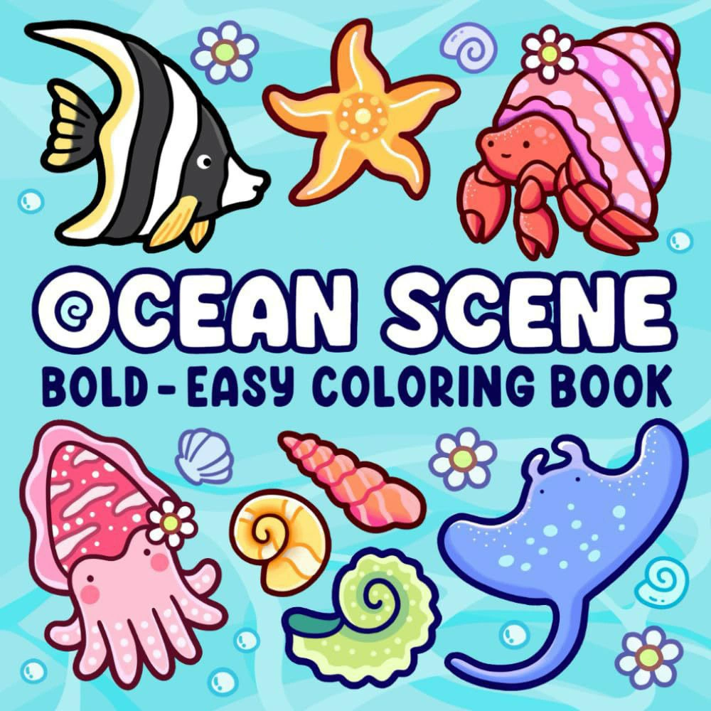 Cross-border SpookyCutieColoringBook Drawing Book Cartoon Animal Series Coloring Book Coloring Book