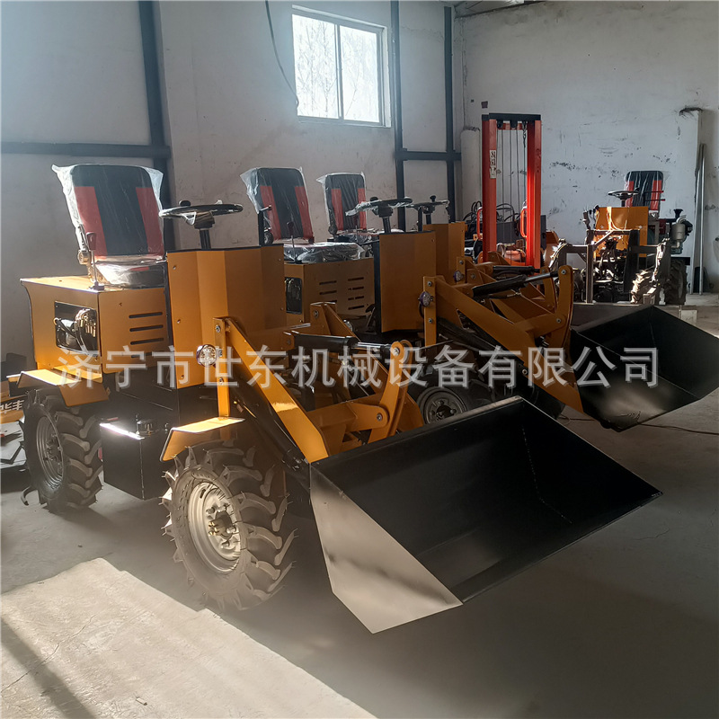 世东小型装载机 工地装卸液压铲车 18马力20马力柴油四驱小铲车
