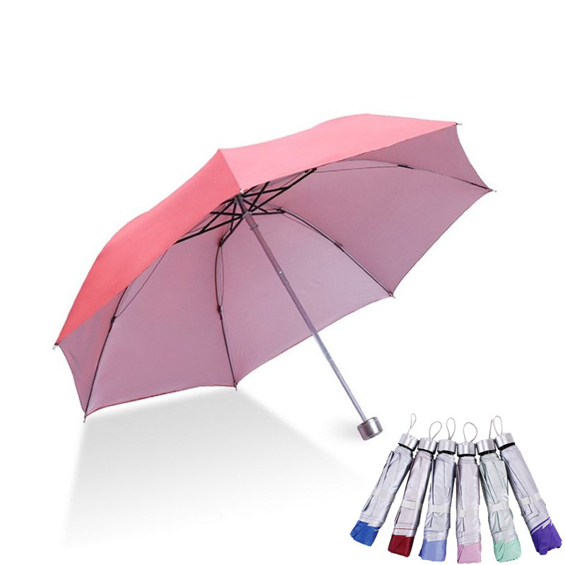 Paraguas plegables de sombra solar manual 7 hueso / 8 hueso / 10 hueso muchos paraguas al por mayor