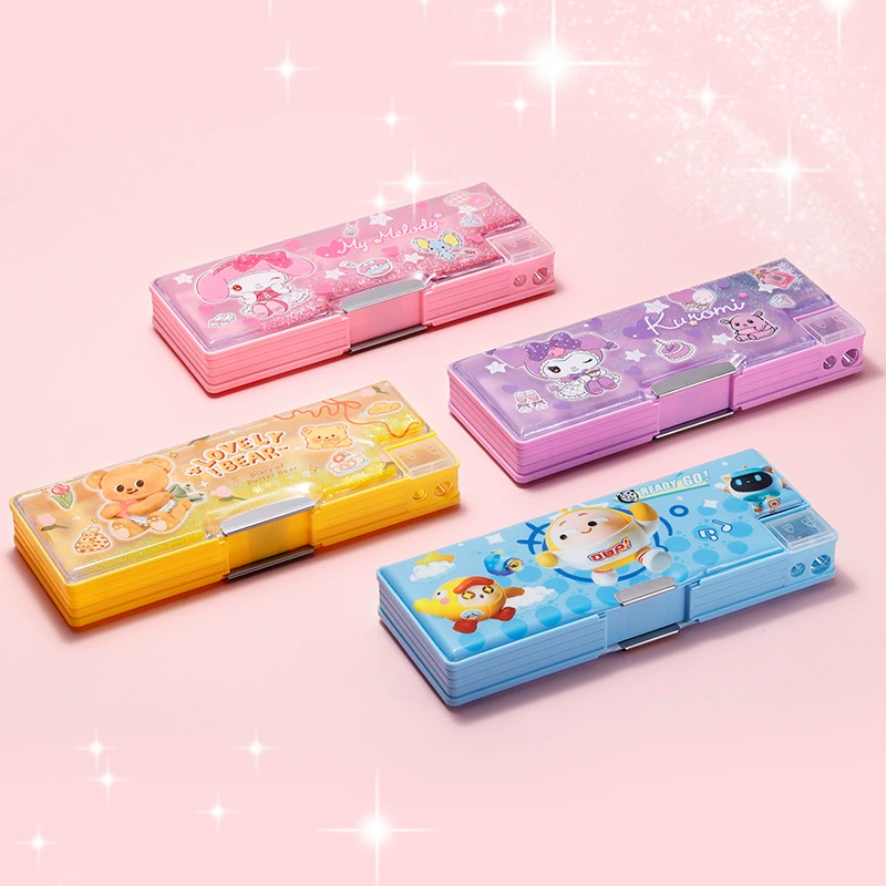 Sanrio, двусторонний складной карандашный пенал для учащихся начальной школы для мальчиков и девочек