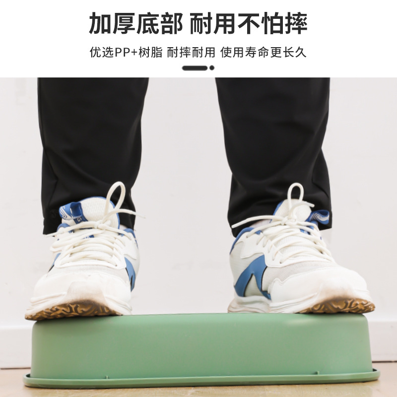 Nuevo hogar estilo PP semi-cerrado anti-Splash gato caja de arena oval con Gato arena pala pequeño tamaño doble-capa gato inodoro