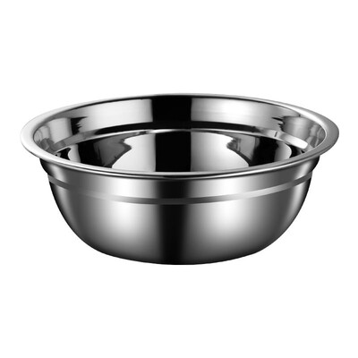 304加厚不锈钢盆无磁家用洗菜盆汤盆味斗洗脸盆食堂汤碗码斗面盆