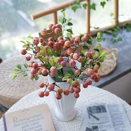 丰收果仿真花厂家假花绿植物批发装饰工艺品INS风婚庆GF12122-1