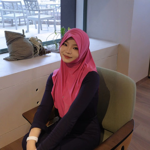 Malaysian Imported Solid Color Headscarf, Fashionable and Versatile, Lightweight for All Seasons