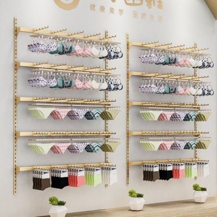 内衣展示架正挂文胸上墙内裤架子调节挂钩店铺货架陈列架落地其他