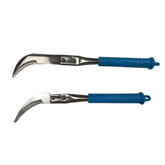 Sickle Stainless Steel Mowing Knife Fishing Wild Fishing Fishing Chain Knife Mowing Thickened Manganese Steel Sickle Household Weeding