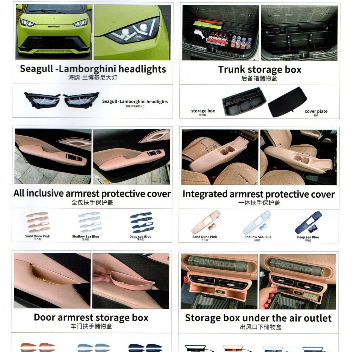 Aplicable a BYD HEUO Sport Surround Kit 3D Honeycomb Red de control de insectos cubierta de buje de rueda de borde completo