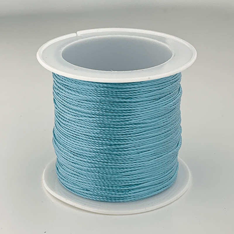 12 hilos de alambre trenzado hilo rojo hilo de color Morandi cuerda trenzada collar cuerda cuerda trenzada a mano material de bricolaje