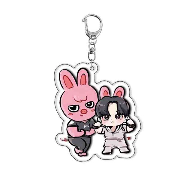 Children's cartoon acrylic keychain
