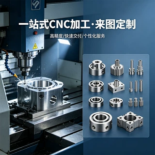 cnc机加工数控不锈钢铝合金车铣复合五金精密零件四轴五轴cnc加工
