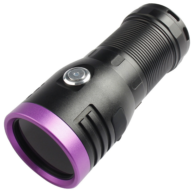 Lámpara de luz de luces UV espejo negro 6 perlas tipo lámpara violeta carga de identificación de detección de linterna ultravioleta fluorescente escorpión
