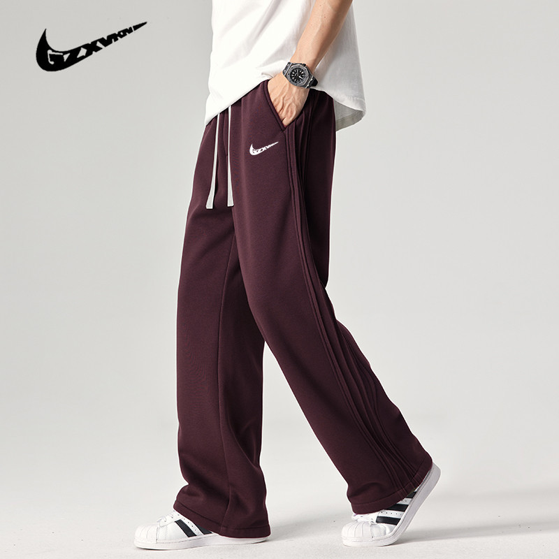 2026 New Spring and Autumn Straight-Leg Casual Pants for Men, Trendy Drapey Heavyweight Sweatpants, Loose and Stylish Sports Long Pants for Students 2026 New Spring and Autumn Straight-Leg Casual Pants for Men, Trendy Drapey Heavyweight Sweatpants, Loose and Stylish Sports Long Pants for Students