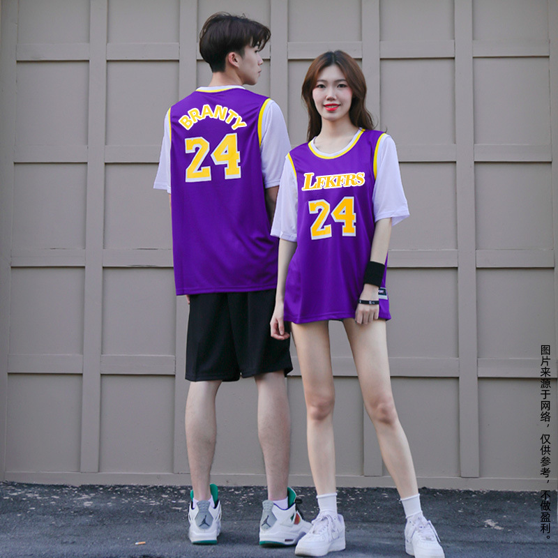ジェームズ ジャージ フェイク2枚組 23番 レイカーズ カリー コービー Tシャツ オーウェン 11番 ベスト バスケットボールユニフォーム ファンバージョン|undefined