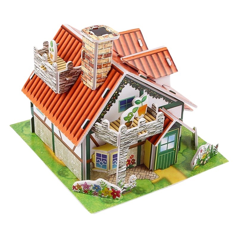 Rompecabezas 3D para Niños DIY de Espuma y Papel Educativo para Niños