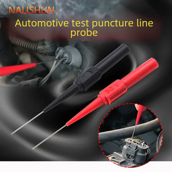 Thick probe car repair test puncture wire meter stick back needle multimeter pen high temperature resistant wire