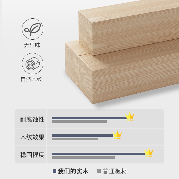 Monitor de la computadora soporte de madera maciza Escritorio de oficina estante de almacenamiento rack soporte de almacenamiento estante de soporte portátil