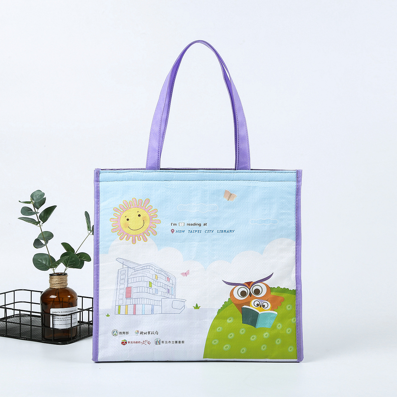 铝箔保温外卖袋手提无纺布袋彩印LOGO覆膜袋子披萨外卖配送外送