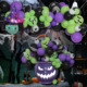 Set de globos de látex para decoración de fiestas de Halloween transfronterizas: esqueleto, calabaza, fantasma, festival