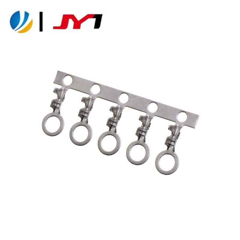 聚盈铜镀锡1.0/1.1/1.5/1.8/2.0/2.2/2.3/2.5线耳横模3.2圆型端子