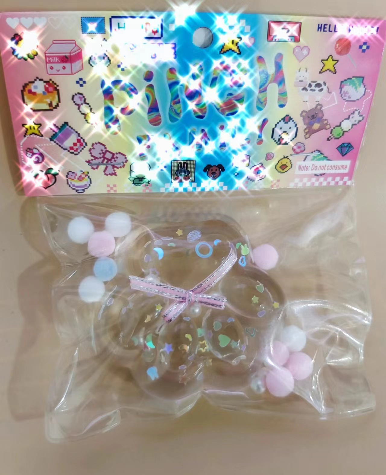 Pinch pinch pastel descompresible peluche gato garra caja ciega bolsa ciega rebote lento alivio de presión juguetes puestos