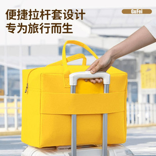 Cartoon organizer bag for traveling, big suitcase, linen bag 3