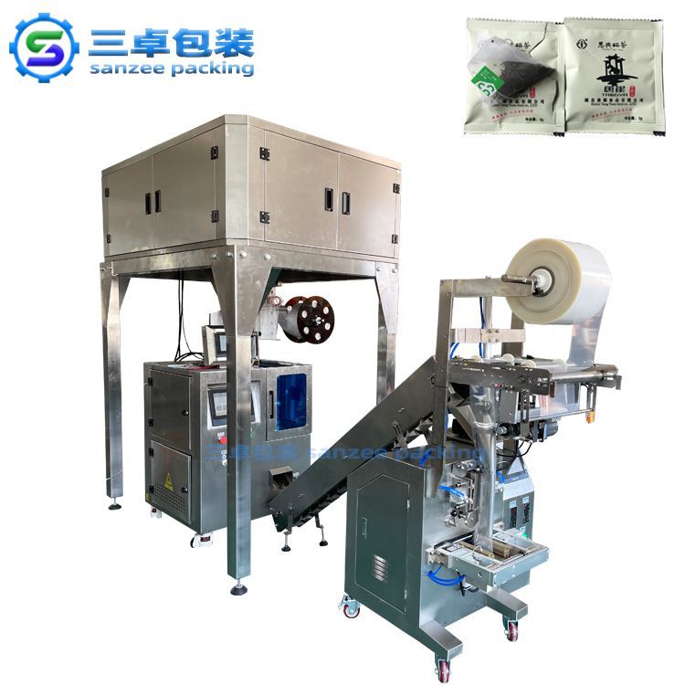 龙井茶包装机 三角包红茶袋泡茶 超声波封口 茶叶三角袋包装机