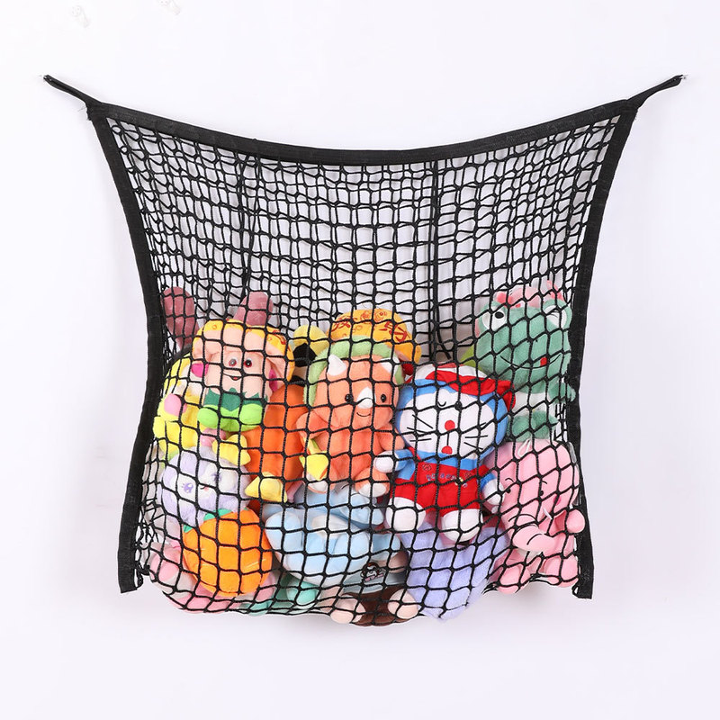 クロスボーダー玩具収納ネットポケットボヘミアン風壁掛け収納ネット二角玩具収納ネットポケット|undefined