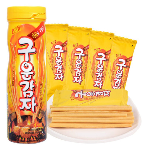 Korean imported food Haitai baked potato stick biscuits 108g/box potato chips children's office snacks