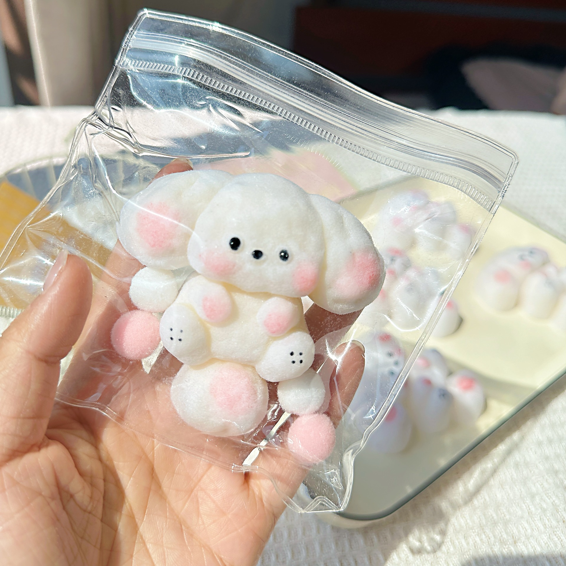 곱슬머리 개☆카드 헤드 없음