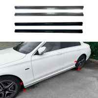 Применимо Mercedes E-класса W213 2016-2023 стандартная ось AMG Line Боковой юбка спойлер окружает внешнюю модификацию