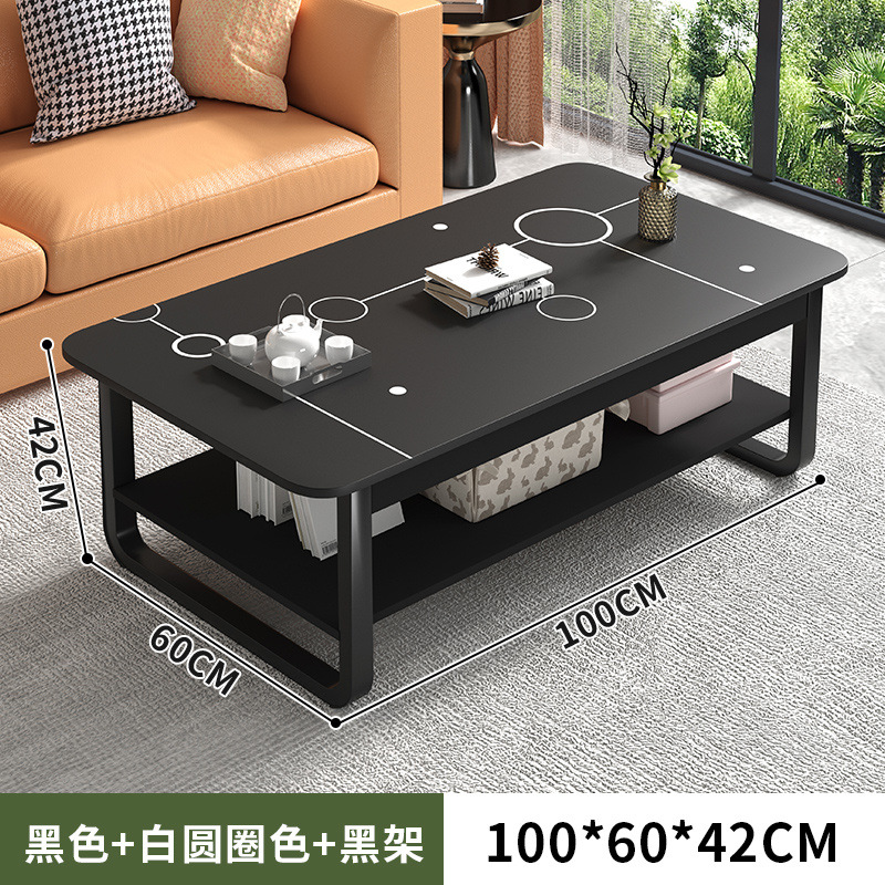 Mesa de té pequeña sala de estar simple simple mesa pequeña casa de sofá de lujo simple mesa creativa moderna mesa cuadrada