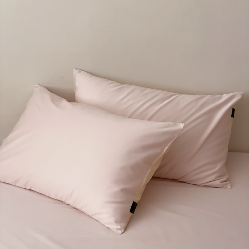100S algodón largo almohada de algodón un par de paquetes de almohada casera de color sólido nuevo algodón de alta calidad almohada de sensación