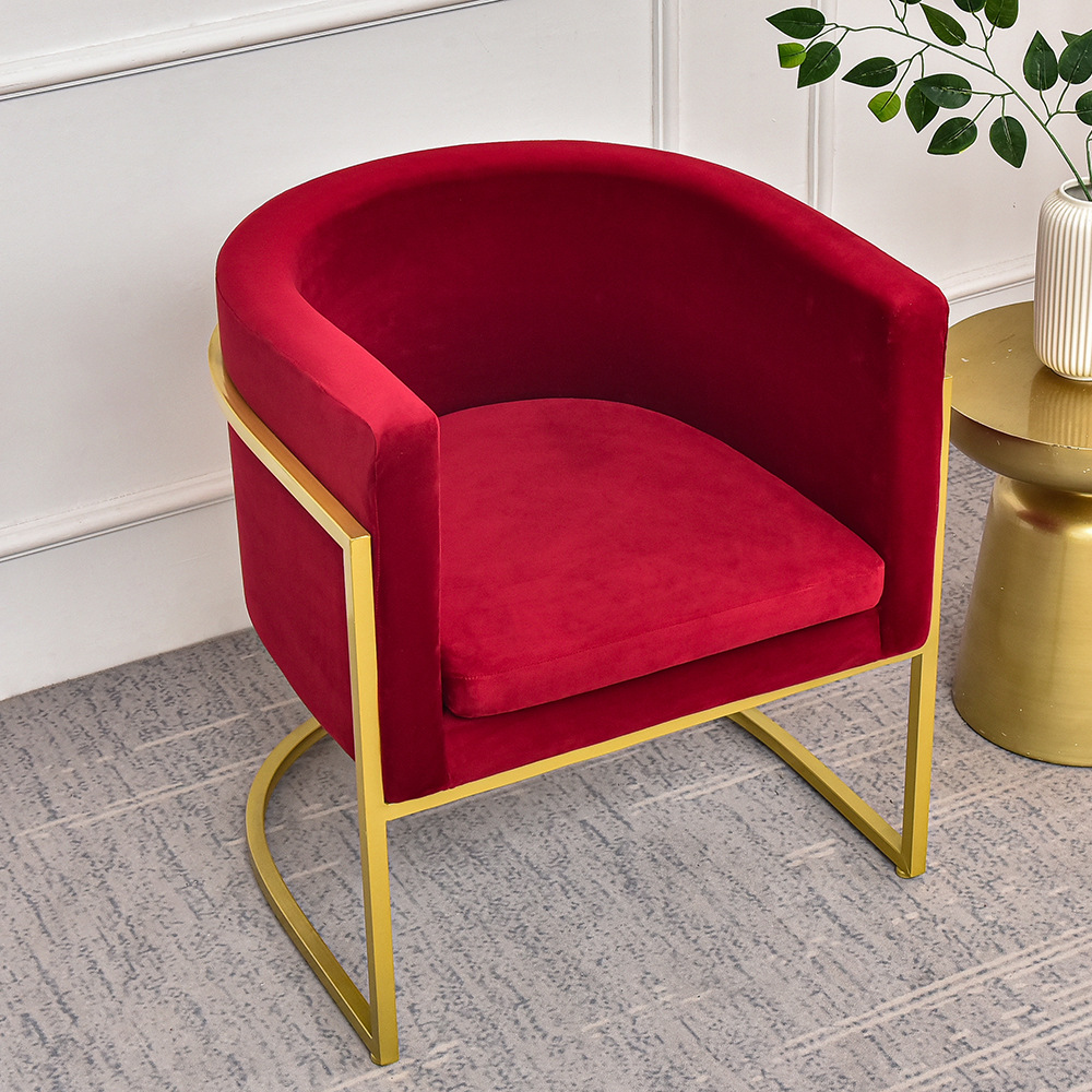 Elástico nórdico casual solo sofá cubierta de sofá de hierro cubierta de polvo tienda de uñas cubierta de asiento de la tarjeta