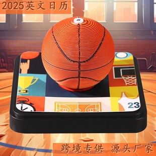 2026 Cross-Border Exclusive Paper Carving Ornaments 3D Stereo Note Paper Hand-Tearable Creative Desk Calendar Gifts
