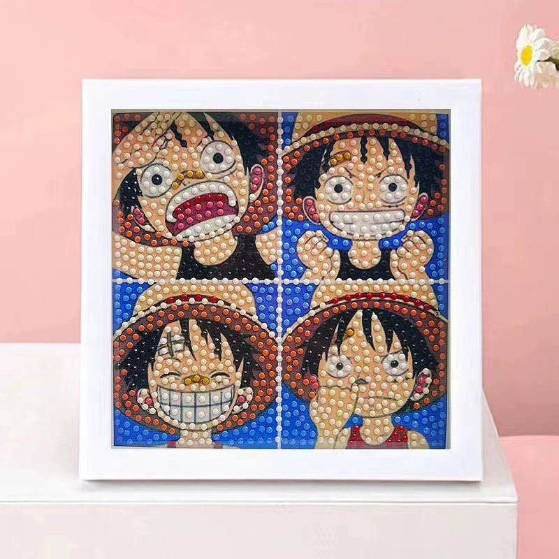 DIY-набор для алмазной мозаики 17×17 см, пластиковая рама, дизайн щенок, полный набор инструментов для кладки