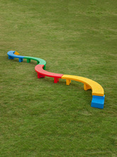 幼儿园早教儿童感统训练体育器材平衡木独木桥户外体运动玩具