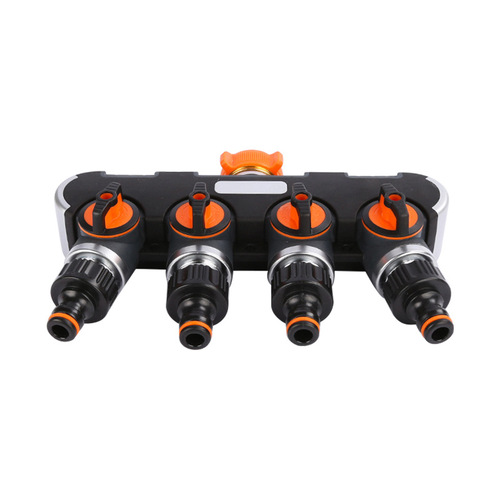 Factory direct sales garden four-way water distributor diverter garden joint garden balcony irrigation water distributor