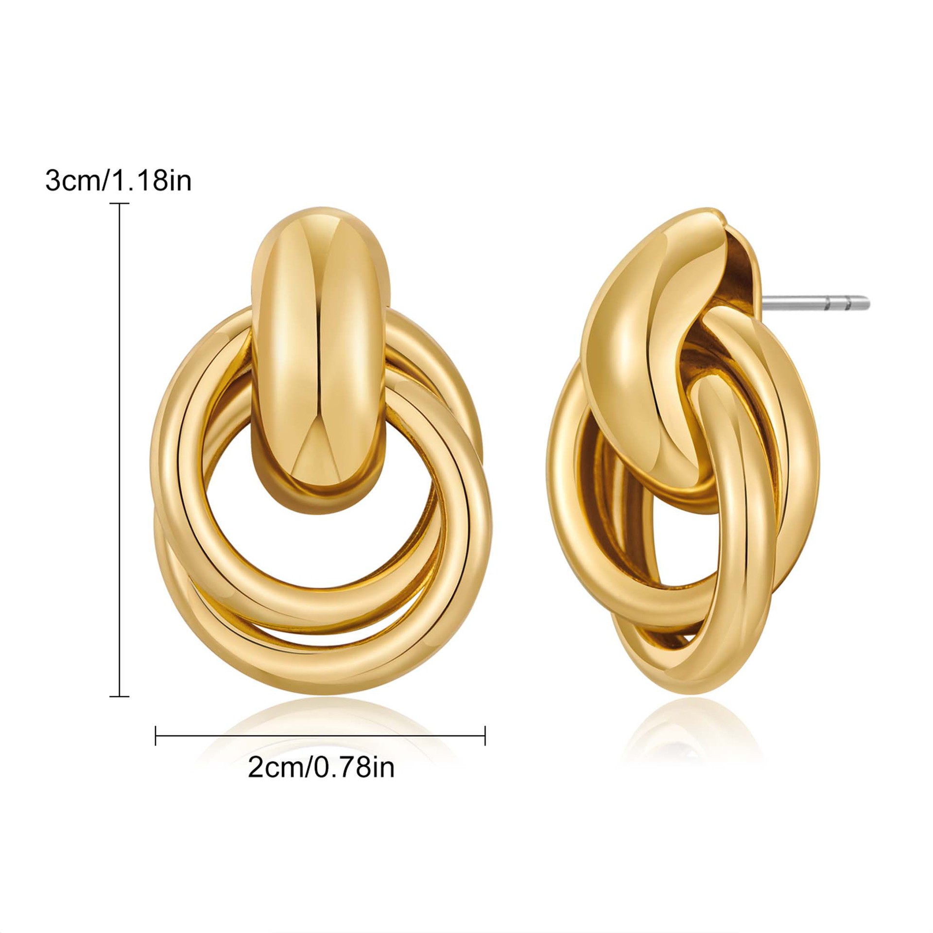 europe-and-the-united-states-hot-selling-fashion-copper-plated-18k-real-gold-personality-multi-layer-winding-geometric-earrings-personality-simple-ring-earrings