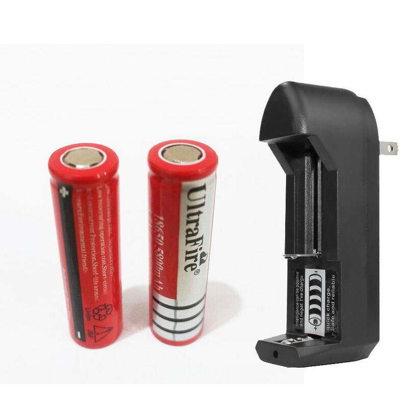 大容量26650锂电池3.7V/4.2V白激光强光手电筒可充电池高动力锂电|undefined