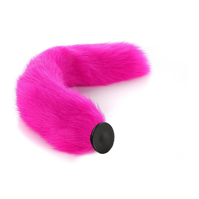 Sexy reemplazable Fox cola de silicona vibración anal plug back corte masturbación SM suministros para adultos entrega al por mayor