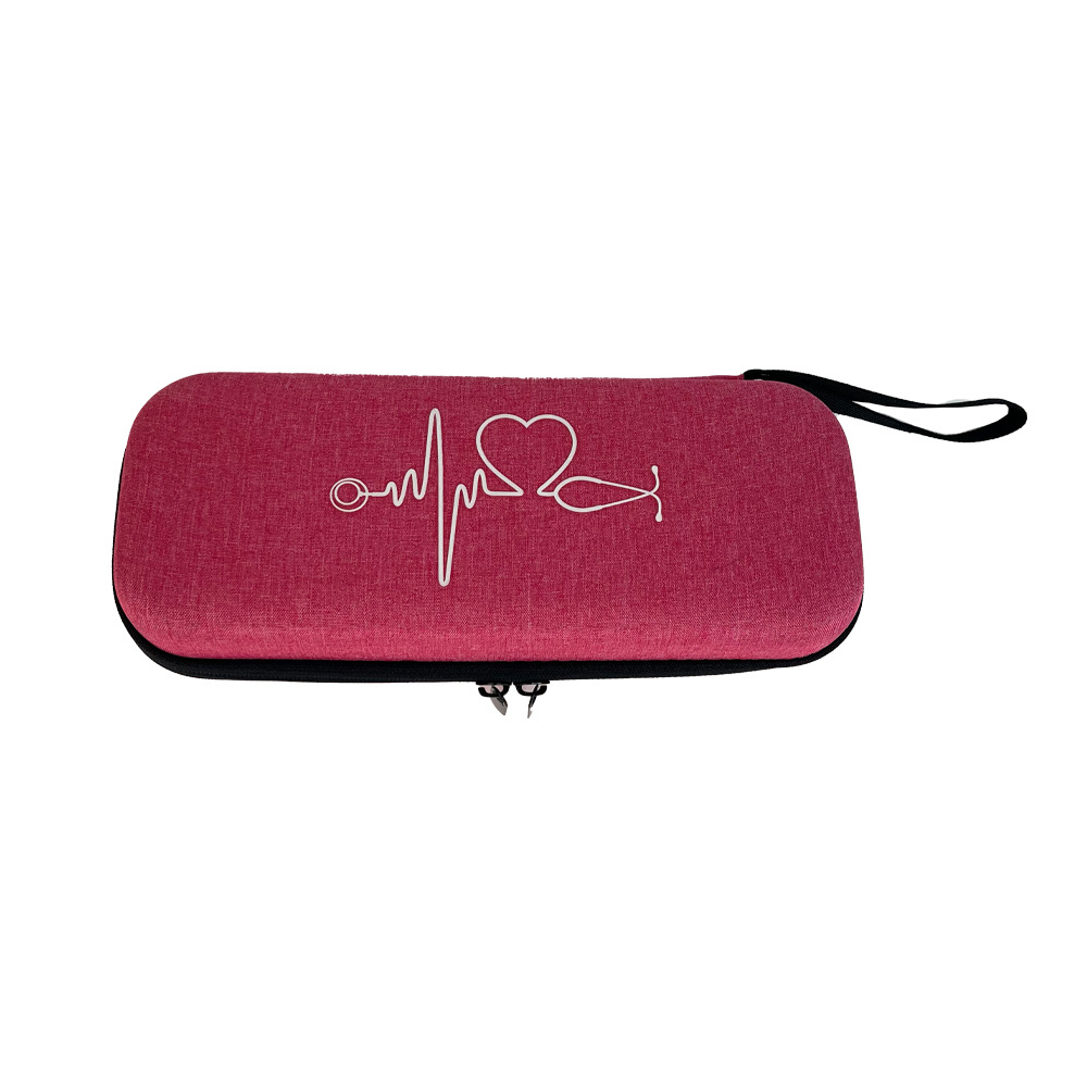 Bolsa de estetoscopio portátil estetoscopio multifunción eva bolsa de almacenamiento caja de almacenamiento de carcasa dura bolsa de almacenamiento de estetoscopio