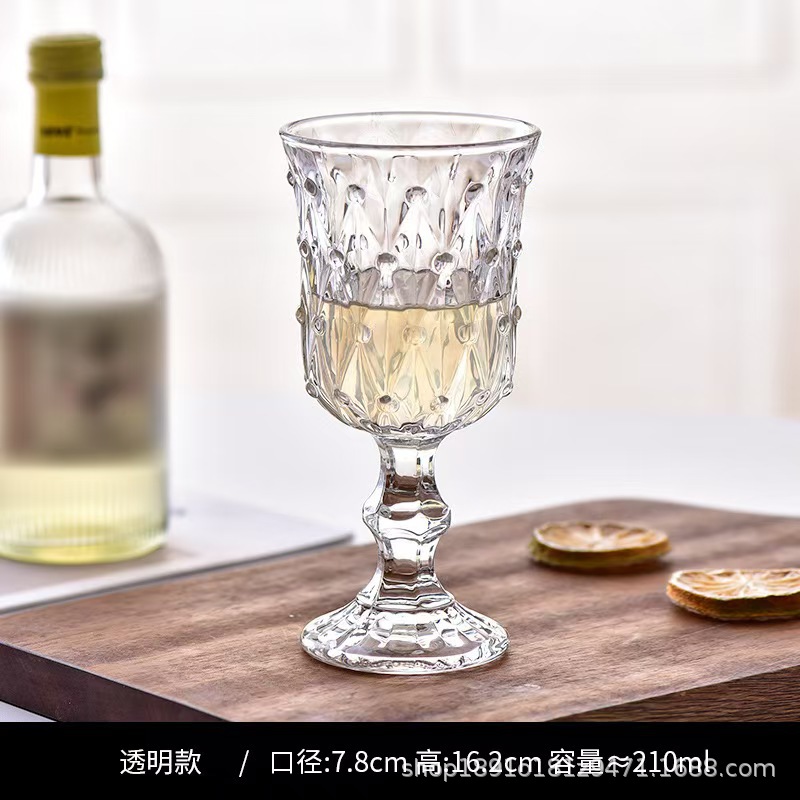 902 비즈 도트 와인잔 투명