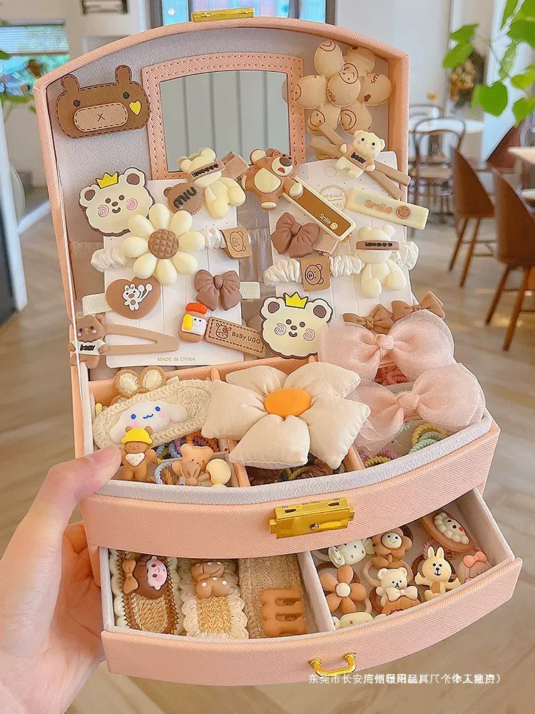 儿童发饰礼盒女孩的生日礼物公主首饰女童玩具6岁3一9小10女生8子