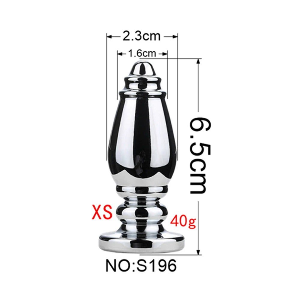 Detachable Anal Plug Heads, Silicone & Metal Options, Multiple Shapes and Sizes