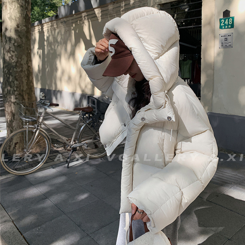美式短款棉服女冬季2025新款时尚洋气加厚面包服棉袄外套|undefined