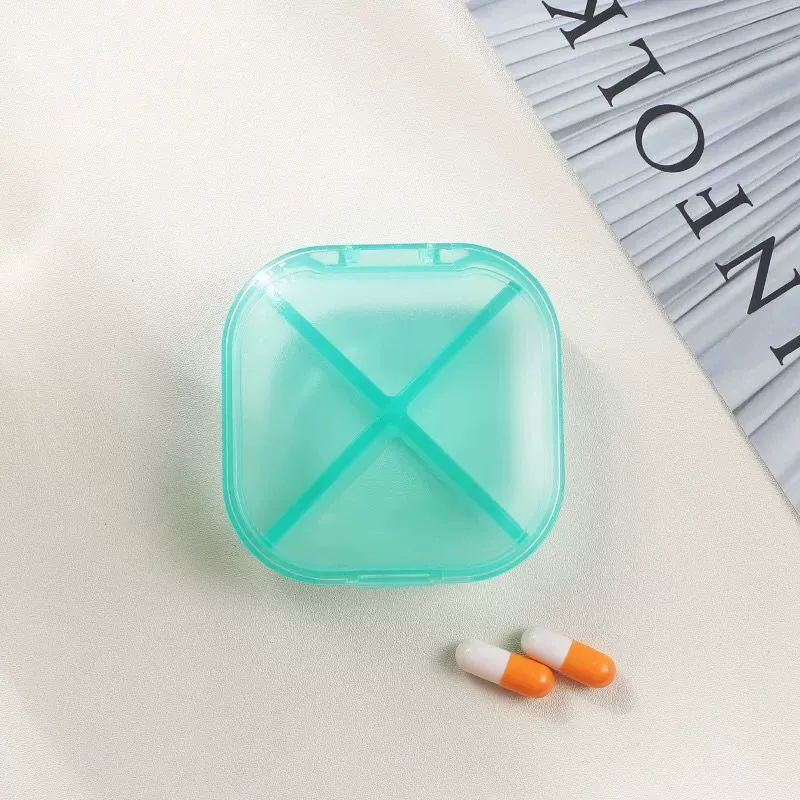 Портативный контейнер для лекарств с четырьмя сетками Mi You Portable Plastic Pharmaceutical Box с четырьмя сетками
