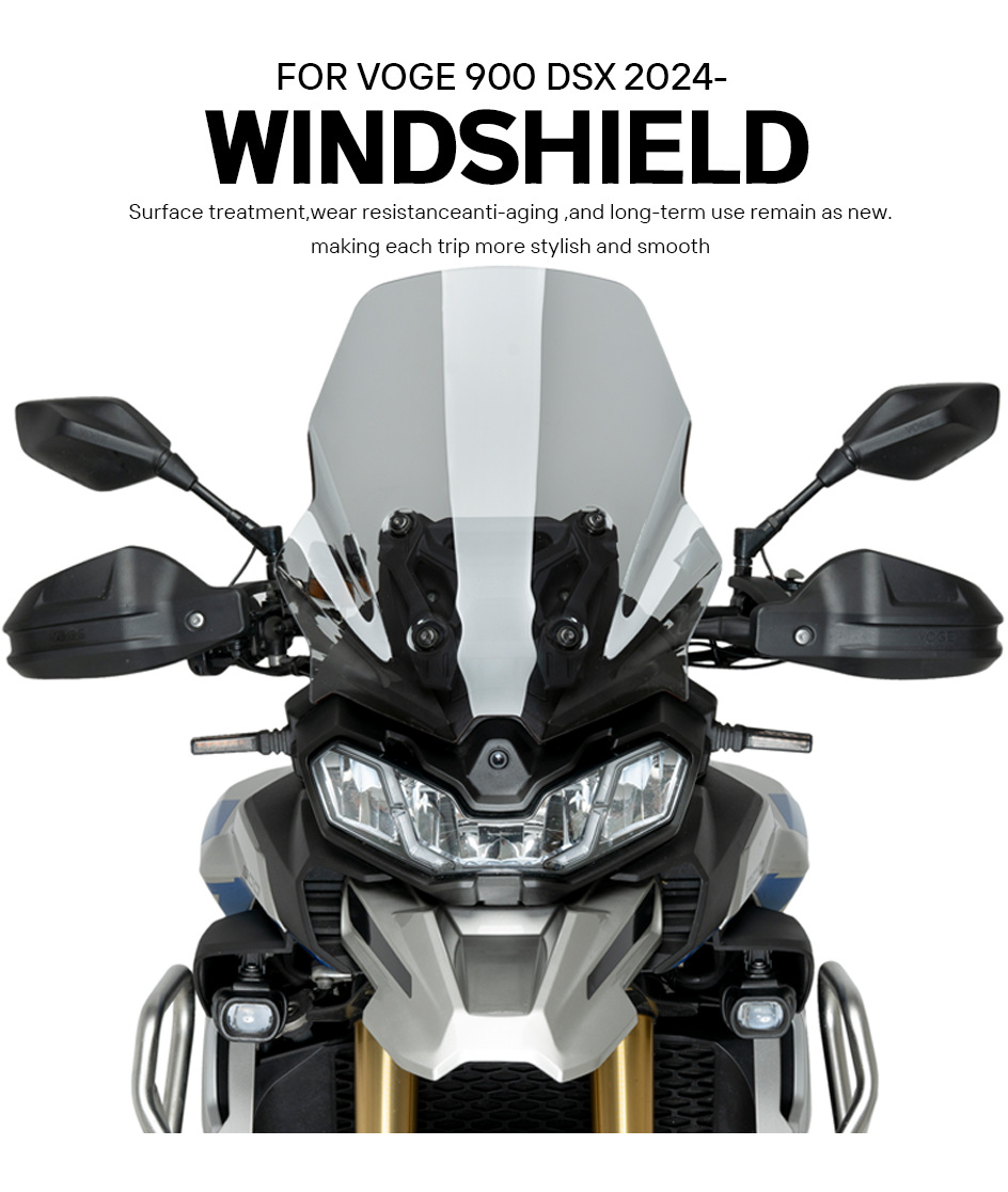 Motorcycle modification parts: Windshield for Voge DS 900 X 2024-2025