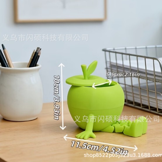 Cross-Border New Product 3D Printed Creative Apple Box Storage Box Crafts Home Interior Office Decoration Items Cross-Border New Product 3D Printed Creative Apple Box Storage Box Crafts Home Interior Office Decoration Items